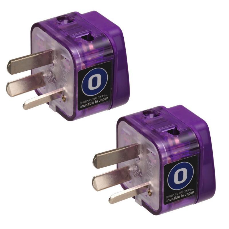 海外旅行用 変換 アダプター プラグ お得なエレプラグW 2個セット (Oタイプ＋Oタイプ) RW-WS06この商品は、海外Oタイプの電源コンセントを使用するための電源変換アダプタープラグです。ソケット（差込口）×2個口（背面/上面）。複数...