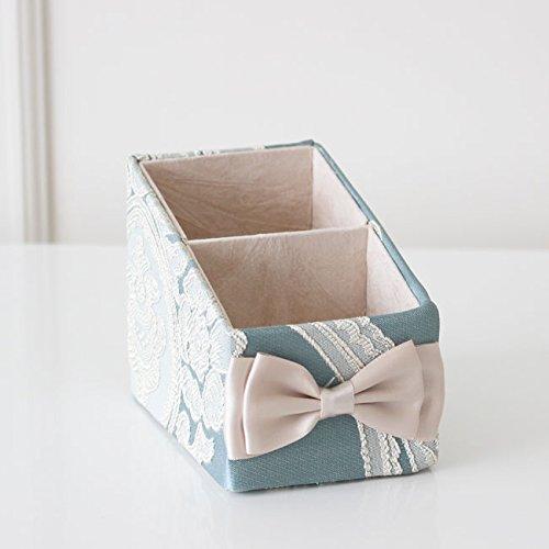 アクアフラワーカルトナージュマルチボックス オペラブルー 収納 小物入れ リモコンボックス