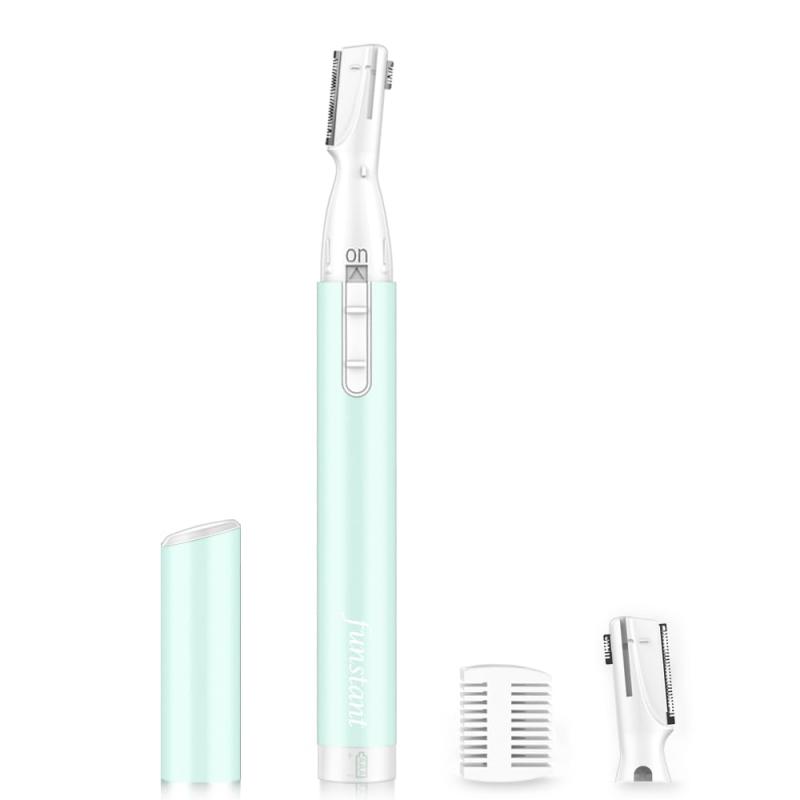 眉毛シェーバー 眉毛カッター 男性 フェイスシェーバー メンズシェーバー 電動シェーバー 乾電池式まゆげそり 産毛 顔そり長さ調整眉用コーム付き 替刃付き