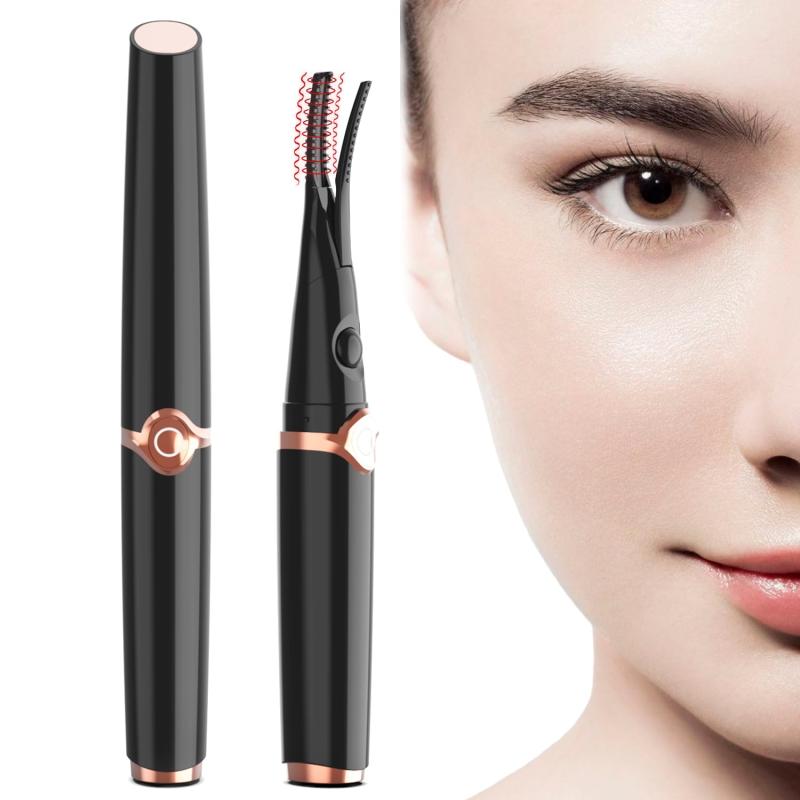 iitrust ホットビューラー 挟む まつ毛カーラー 2in1 USB充電式 まつ毛 ビューラー 挟むタイプ アイラッシュカーラー ホットカーラー まつげ 睫毛 フェイスケア 三段階温度調整 10秒急速予熱 自