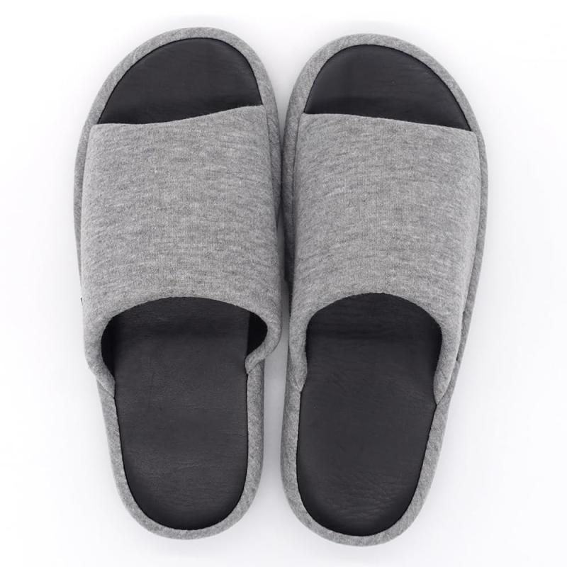 [オクムラ] okumura With低反発スリッパ Lサイズ グレー NWAA5902GY 足裏全面クッションで快適な履き心地 シンプルなモノトーンカラー