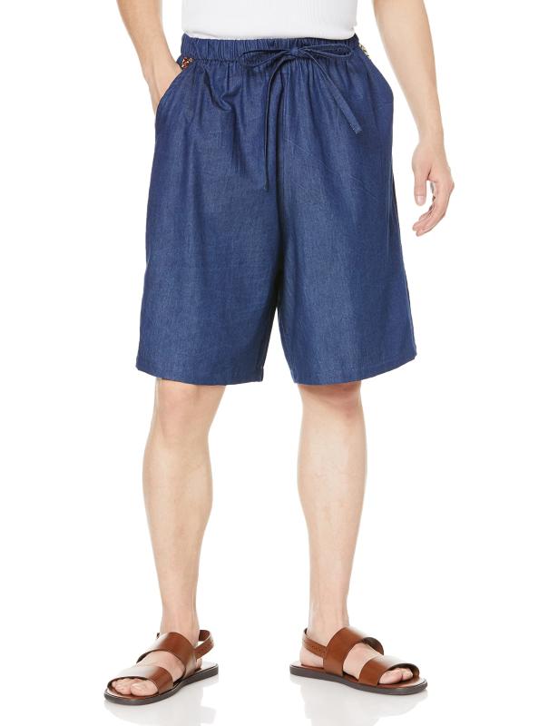 [トモ・コーポレーション] ハーフパンツ アフリカンプリント トライアングル TRIANGLE フリーサイズ