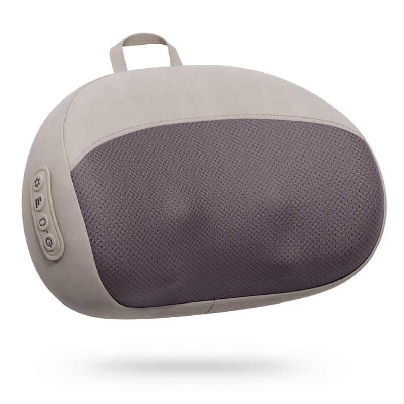 【2025新設計】腰枕 クッション Hoxhyon 敬老の日 USB充電式 腰・背中・首・肩・太もも・ふくらはぎ 一台多役 寝ながら使える ピロー コードレス 双方向回転 3段階強度調節 温熱機能 静音 タイ