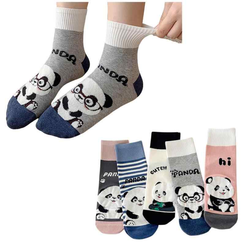 [FASELE] 靴下 レディース おしゃれ ソックス 女子用 婦人用 女の子 クルーソックス 可愛い キャラクター 動物 花柄 コットン 綿 通気性 柔らかい 春夏 秋冬 オールシーズン ミッドチューブソ