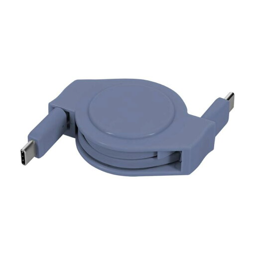オウルテック Type-C (USB-C) to Type-C (USB-C) ケーブル 巻取り式 USB PD 60W対応 両引きタイプ 軽量 コンパクト 静音 1.2m オウルテック Type-C (USB-C) to Type-C (USB-C) ケーブル 巻取り式 USB PD 60W対応 両引きタイプ 軽量 コンパクト 静音 1.2m