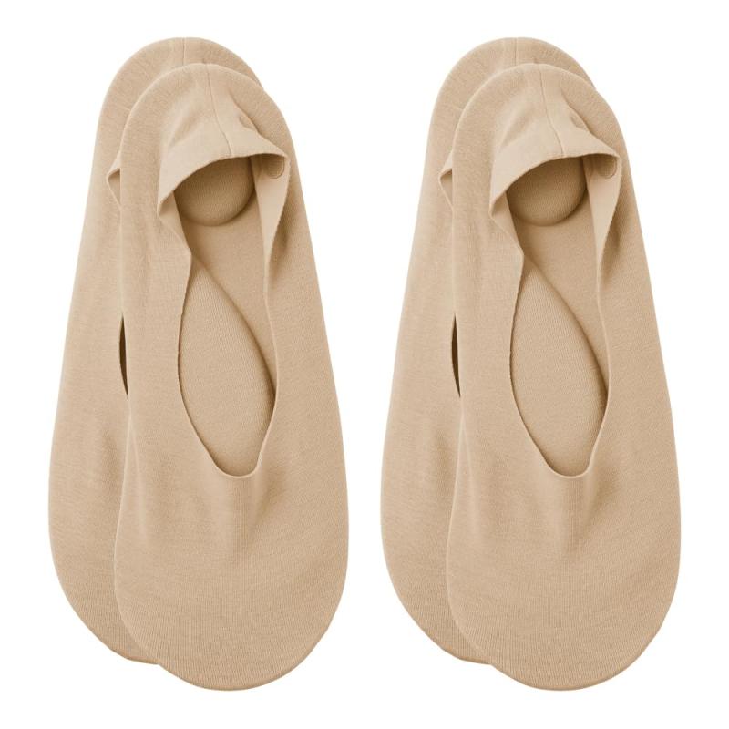 [グンゼ] インソール フットカバー 〈2足組〉COSMEDICAL/コスメディカル 浅履き 3Dソール搭載 アーチサポート クッション