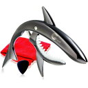 Phoenix シャークカポ Shark Capo ワンタッチ ギター カポ タスト お手入れ用 ファイバークロス 0.71mm ティアドロップ タイプ ピック...