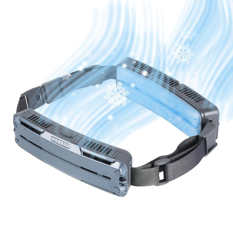 2024新型 強力 腰掛け扇風機 ウエストファン ベルトファン 1秒急速冷感 服中冷却汗を吹き飛ばす 柔らか..