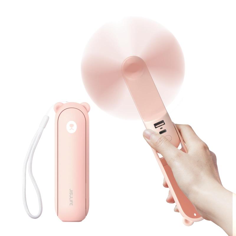 JISULIFE ハンドヘルドファン 手持ち扇風機