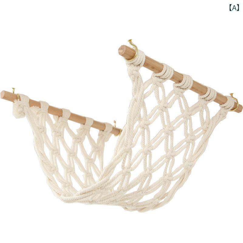 Rakuten - Ins 北欧 手編み タペストリー 台所 用品 掛け 野菜 果物 バスケット 速 売 通 アマゾンクロスボーダー