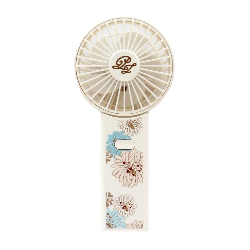 【ポール＆ジョー】モバイル ハンディファン 2WAY（手持ち 卓上）巾着袋付き 風量3段階 USB Type-C対応..