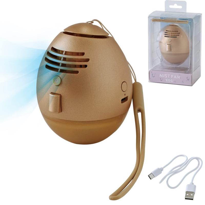 SPICE OF LIFE(スパイス) 携帯扇風機 ミストファン エッグ