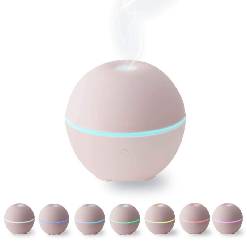 エレコム 加湿器 超音波式 抗菌 卓上 コンパクト USB給電 7色LED 加湿器用アロマウォーター対応 HCE-HU1901シリーズ