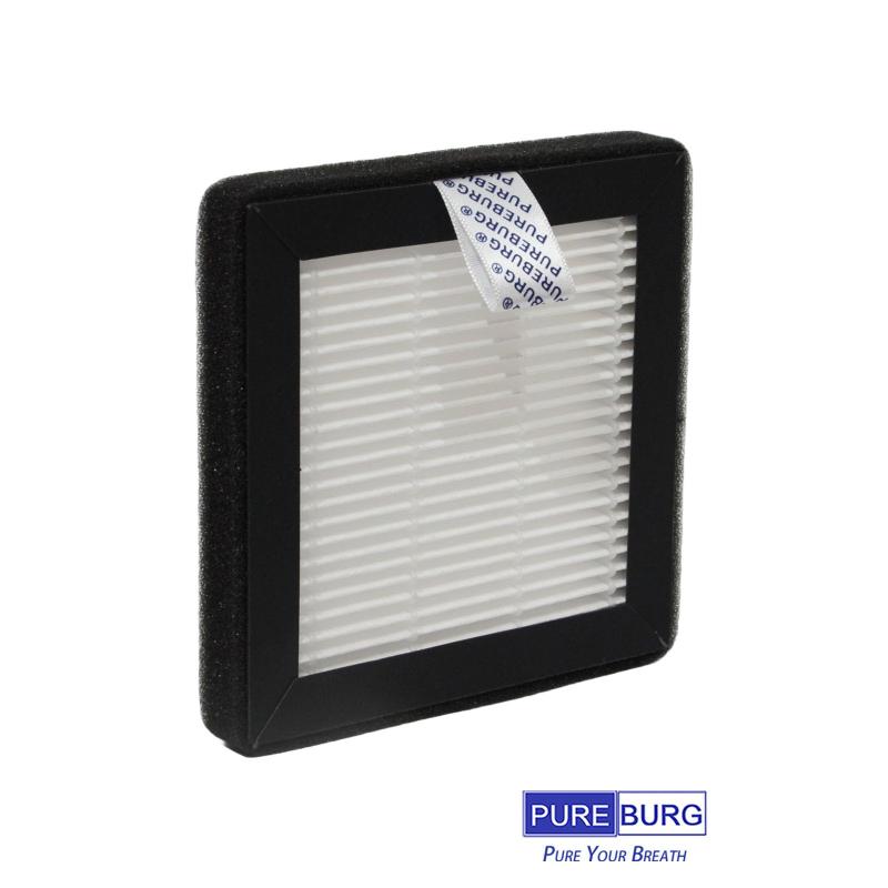 PUREBURG 交換用フィルターNITRIDEとの互換性あり LED ピュア AM1 UV殺菌消臭器 空気清浄機,4個セット H13 HEPA 集じんフィルター