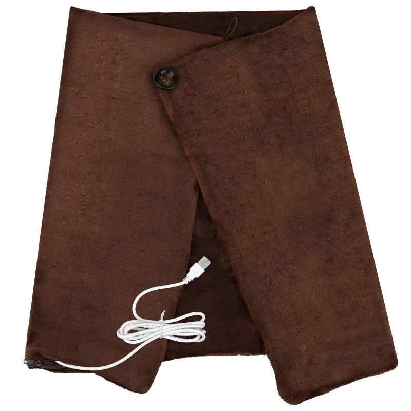 電気毛布 USBブランケット 肩掛け USBホットブランケット ひざ掛け ヒーター オフィス あったか 防寒対策 暖房