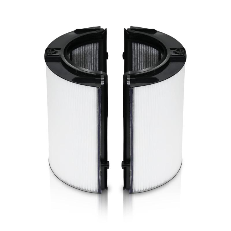 KTJBESTF 空気清浄機用フィルター リサイクルグラスHEPAフィルターと活性炭フィルターの一体型フィルター ダイソンと互換性のある空気清浄機能付ファン交換用フィルター 空気清浄ファンヒ