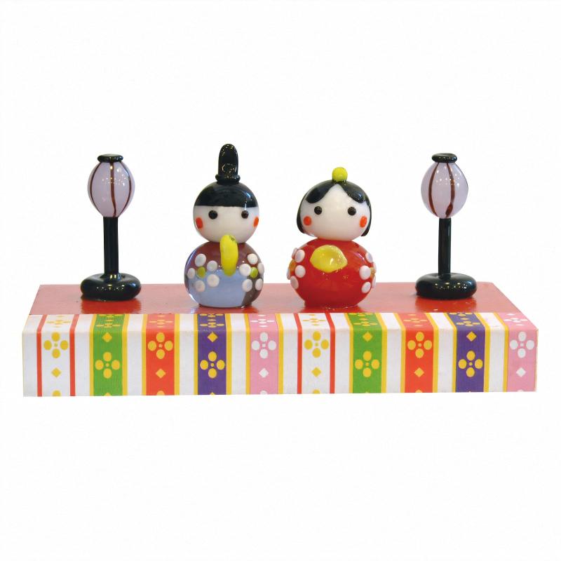 フォーカート かわいい 手作り ガラス細工 ひいな遊び 雛 桃の節句