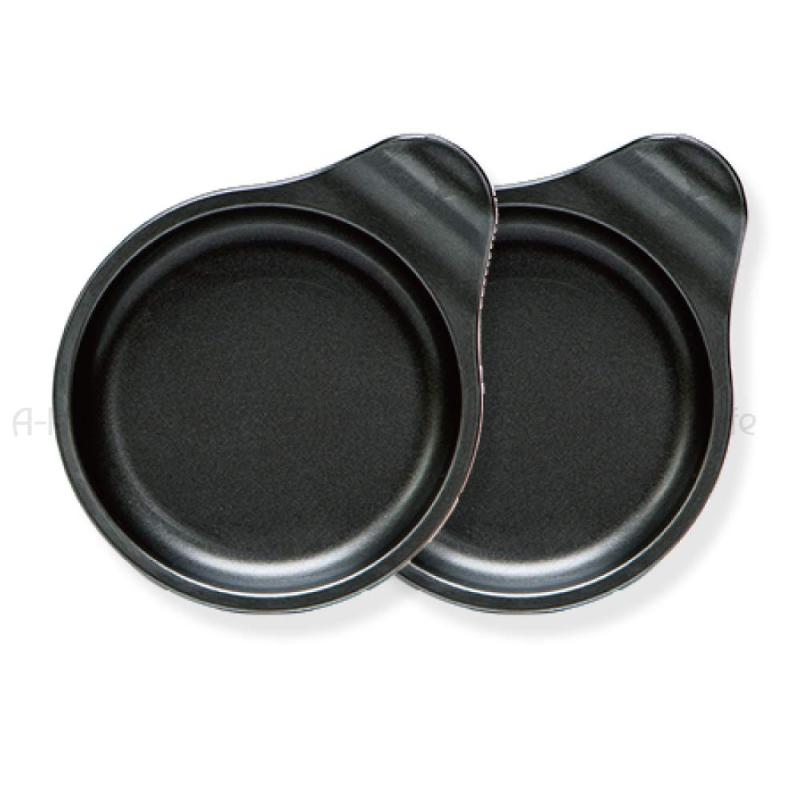 T3 目玉焼きプレート 2個 日本製 オーブントースター 用 フッ素 Wコート 時短 簡単 クッキング 調理器 便利 キッチン アルミ