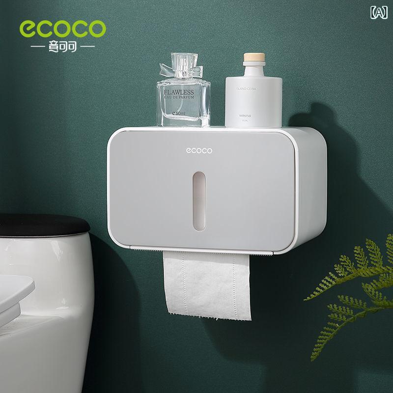 其它 - バスルームティッシュボックス、 トイレットペーパー、多 機能 防水、 クリエイティブな 家庭 用 壁掛け、 穴あけ 不要の 防水 ティッシュ ボックス