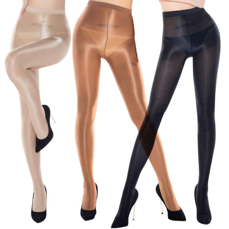 [Byuuu] 光沢 ストッキング オールスルー ダンス タイツ 上品な輝き 美脚 パンティストッキング キラキラ シャイニー ラメ70デニール パンスト