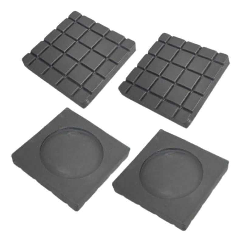 防音 防振ゴム 騒音 振動 防止マット 4枚セット W60×D60×H9mm