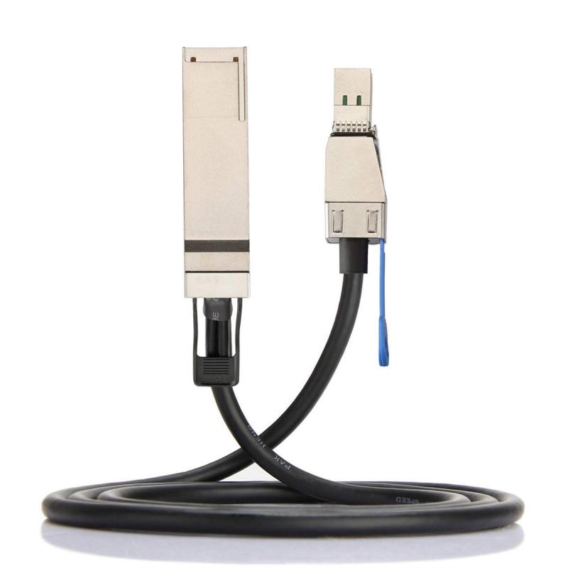 Cisco Huawei H3C ZTE RIGOAL用Cablecc QSFP + 40G-Mini SAS HD SFF-8644 DACケーブル