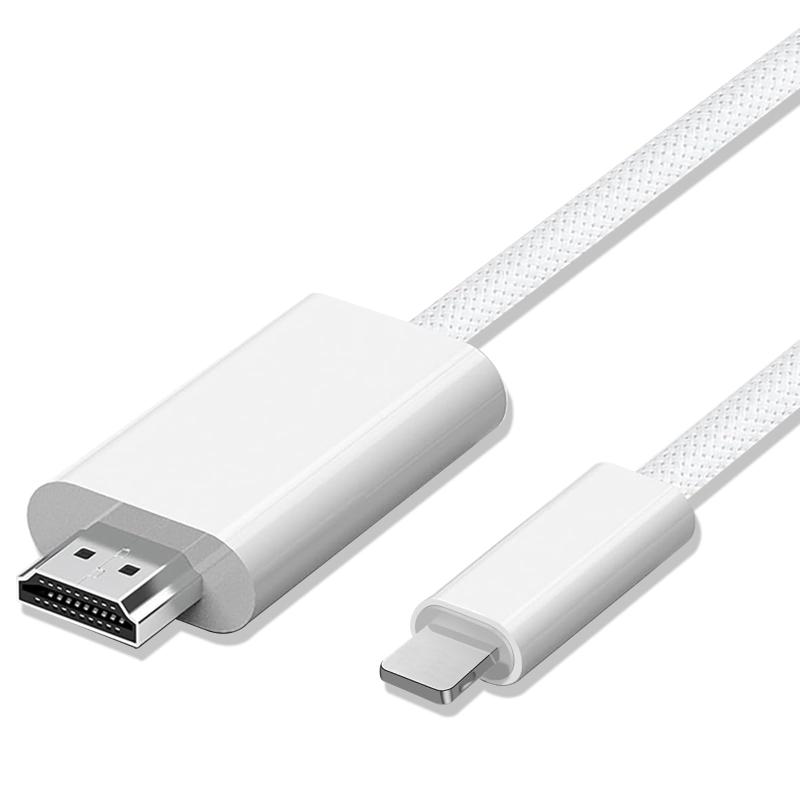 Hovvaa USB Type C HDMI変換ケーブル 1.8m 【2025年強化モデル・正規品】 Phone/Pad テレビに映す ケーブル 電源不要 TV大画面 設定不要 簡単接続
