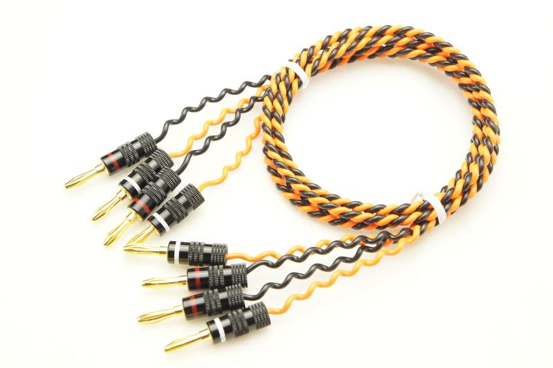 BELDEN 9497 バナナプラグ付 スピーカーケーブル 2本セット