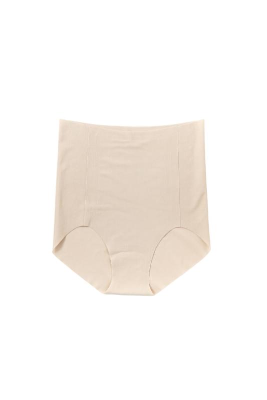 [ドクターショール] ショーツ レディース ハイウエスト シームレスタイプ 消臭 綿混 1枚 L ベージュ