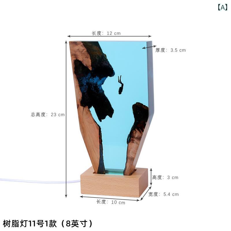 外国 貿易 海洋 潜水 士 デスク トップ 装飾 ランプ 台座、 木製 樹脂 製 ナイト ライト、 ギフト 装飾 品、 海洋 テーマ ランプ