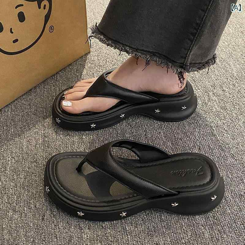 Rakuten - 新しい 女性 用 ビーチ サンダル Y 2 スタイルの ファッショナブルな 家庭 用 屋内 浴室 入浴 人気の シンプルで 快適な ビーチ サンダル