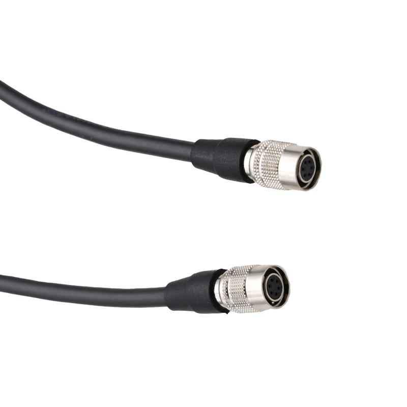 ZBLZGP Hirose 6ピンメス→Hirose 6ピンメスケーブル 工業用Basler CCDカメラ用 (5M、ストレート)