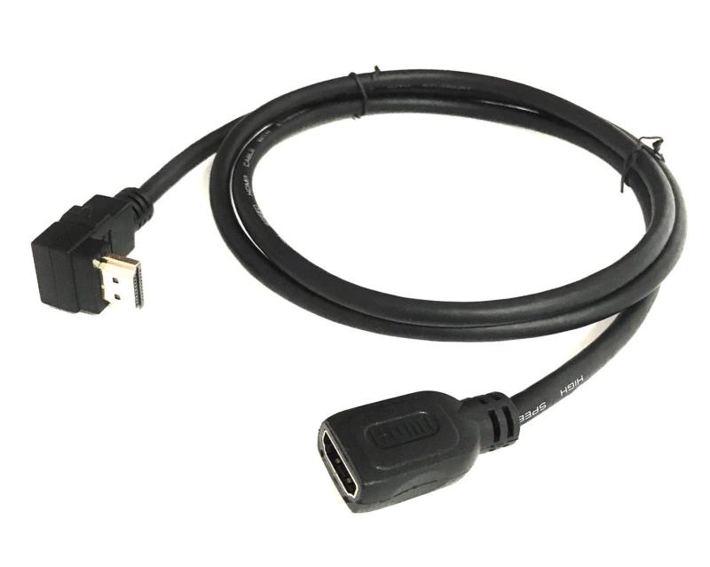 HDMIケーブル L字 4K*2K@30Hz HDMI L型 90度 延長 アダプター オス メス HDMI エクステンダー 4K 直角 HDMI 中継 アダプタ AM to AF HDMI L型 コネクター 90 金メッキ 直角 HDMIコネクタ L字