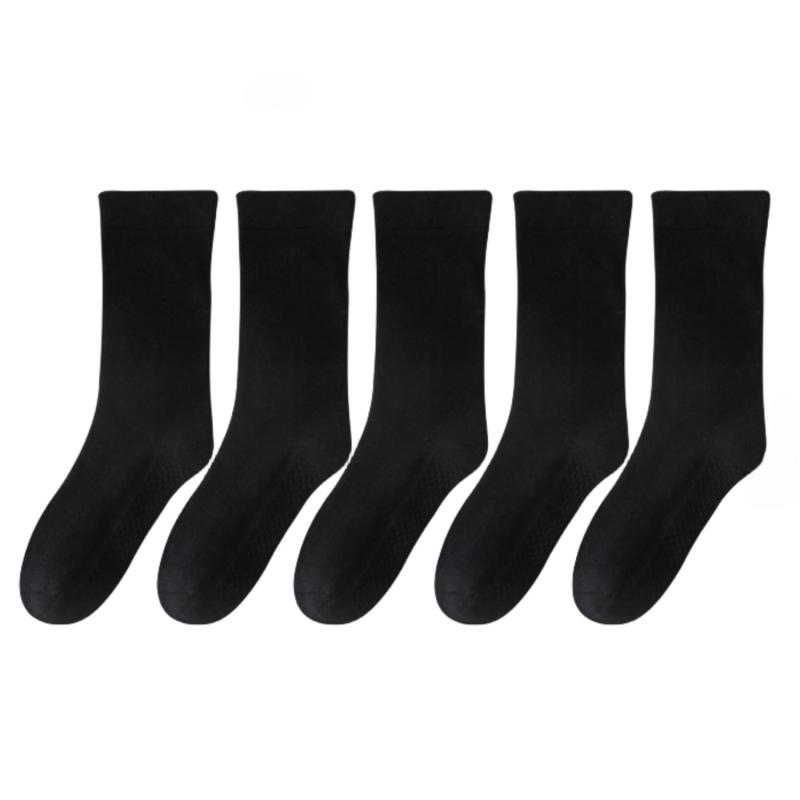 [Qzkouma] 靴下 レディース 5足セット くるぶし ソックス クルーソックス ショート ルーズソックス JK リブソックス 22〜24cm PKDS-84(3.0)