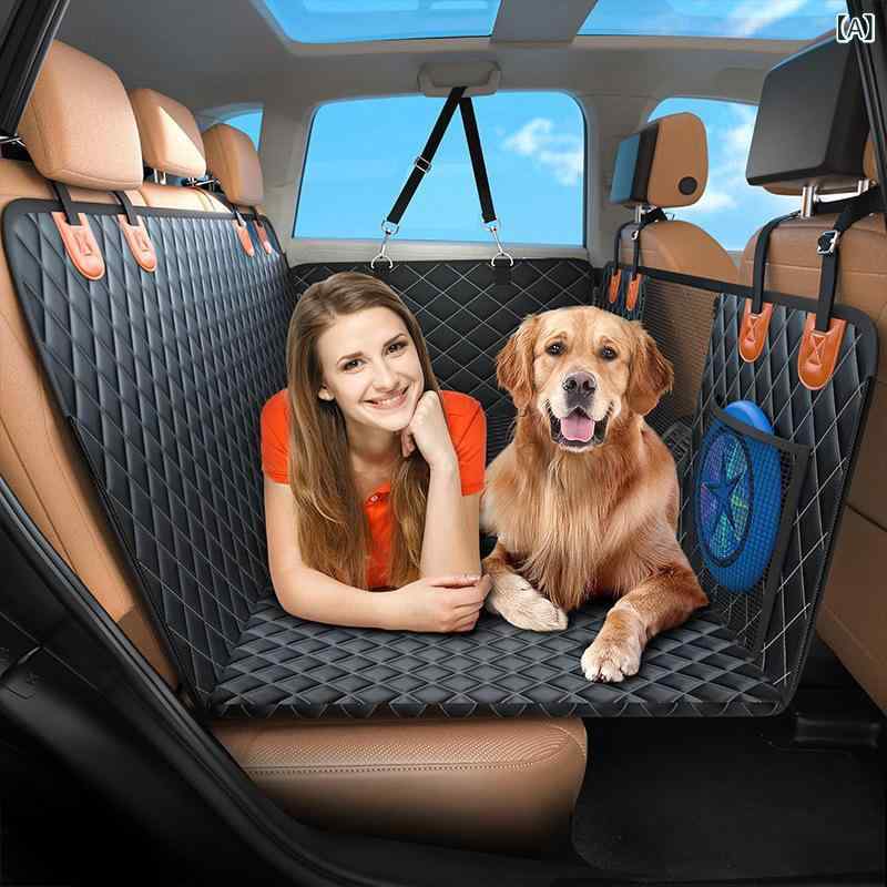 Rakuten - クロス ボーダー 犬 車 ペットパッドペット 車 後部 パッド 防水 犬 車 シートカバーキャンプ 用 マットレス