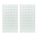 フィギュア固定用 両面テープ 5シート 180枚/3シート 160枚 20*10*1mm/13*8*1mm 透明 強力 粘着テープ 固定シール 転倒防止 剥がせる あと残らない 滑り止め フィギュア用