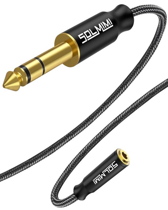 SOLMIMI 6.35mmɸ��ץ饰(����)����ץإåɥۥ��Ѵ������֥�