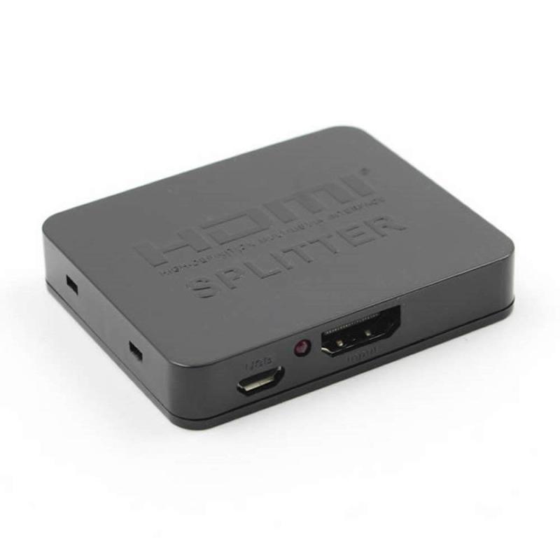 Sunny HDMI分配器 HDMIスプリッター 1入力2出力 2画面同時出力 4K 2K 1080P対応 3D対応 フルHD HDCP準拠 映像と音声対応 HDMI信号を2台のモニターに同時映る USB給電