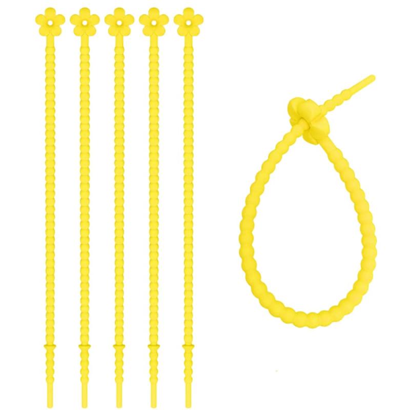 HoQuBN ケーブルバンド シリコン 結束バンド ケーブルバンド 繰り返し使える ケーブル結束バンド ケーブルタイ ブレスレット おしゃれ かわいい