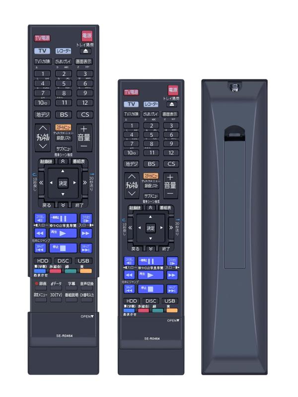 AHTHA SE-R0464 ブルーレイレコーダーリモコン for TOSHIBA 東芝 REGZA ブルーレイレコーダー 交換用リモコン DBR-T670