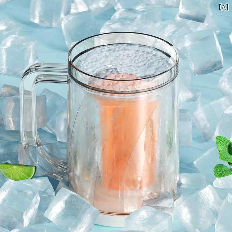乐天商城 - アイス カップ 冷たい 飲み物 暑気 払い 夏 ビールカップアイスカップ 飲み物 カップ カップ カップ 女性 ハンドル カップ 冷たい ケトル