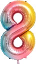 数字バルーン32インチ 白 誕生日風船 数字 アルミ風船 誕生日 ハッピーバースデー 飾り付け ウェディング 記念日
