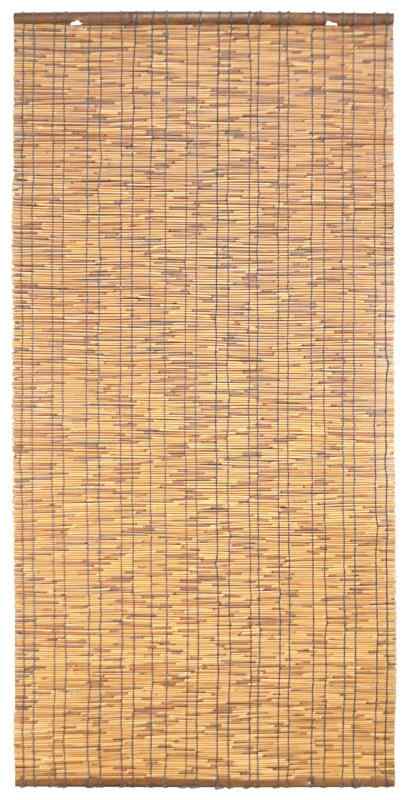 二村製簾 本格編み 葦 簾 きざし すだれ 88×220cm 炭化仕上ブラウン