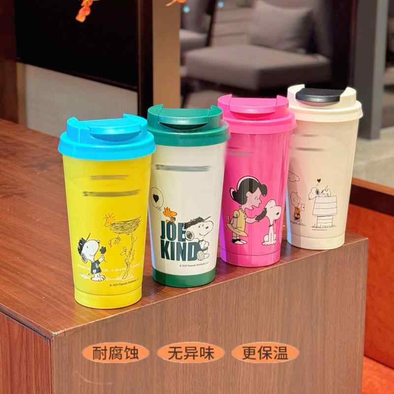 樂天商城 - スターダッド 共同 ブランド 子犬 台湾 版 4 色 限定 コーヒー カップ 304 ステンレス 鋼 ウォーターカップオフィスカーカップ