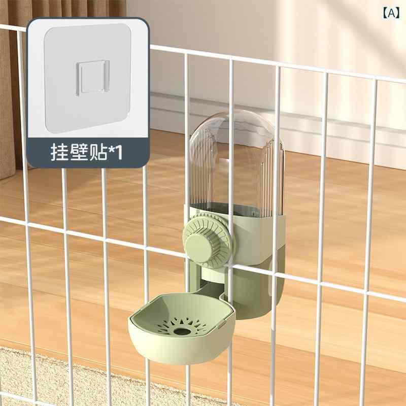 Rakuten - ペット 掛け 式 ウォーター サーバー 犬 自動 給餌 器 吊り 水筒 猫 給餌 水 掛け ケージ ペット 用品