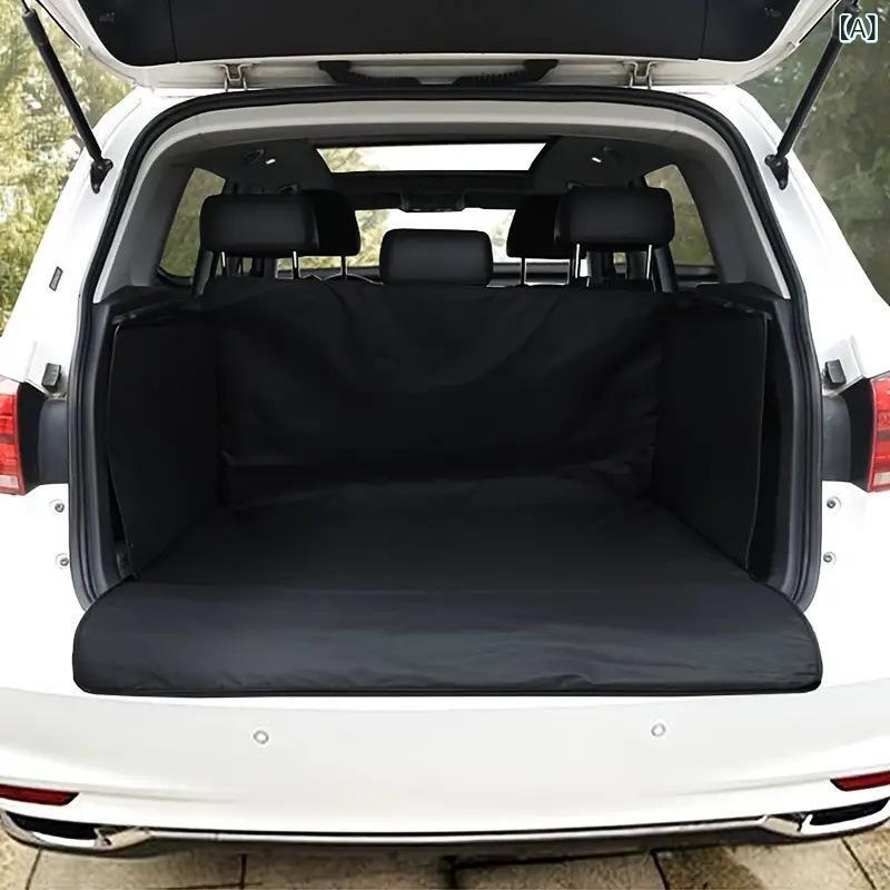 樂天商城 - 犬 用 カー マット、 汚れ 防止 シート クッション、 ペット 用 カー マット、 SUV トランク、 後部 座席、 大型 犬 用 隔離 シート