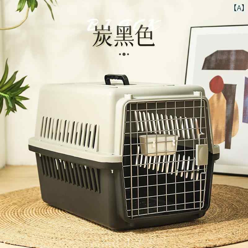 Rakuten - ペット 航空 箱 犬 託送 箱 猫 外出 携帯 車載 犬 ケージ 小型 中型 大型 犬 専用