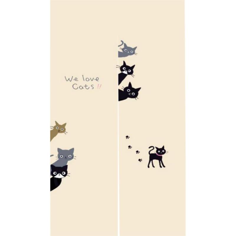 のれん 暖簾 おしゃれ フクロウ スターフィッシュ 招き猫 犬 ひまわり 間仕切りカーテン 目隠し 見えにくい 柔らかい 飾り 玄関 温泉 旅館 ホテル 廊下 お風呂 洗面所 トイレドア キッチ リ