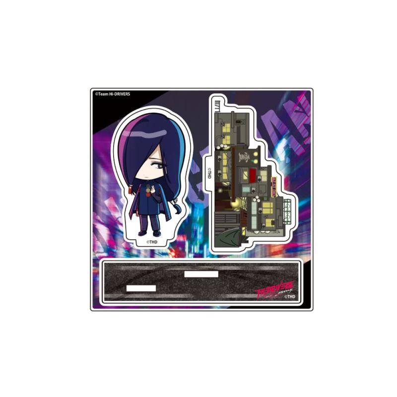 アルジャーノンプロダクト ハイドライバーズ キャラフレクションアクリルスタンド 樋口忠 約W100×100mm アクリル製