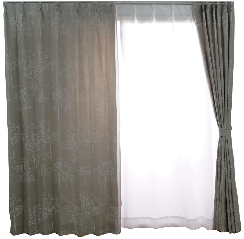 スミノエ 遮光カーテン トリノサンポ